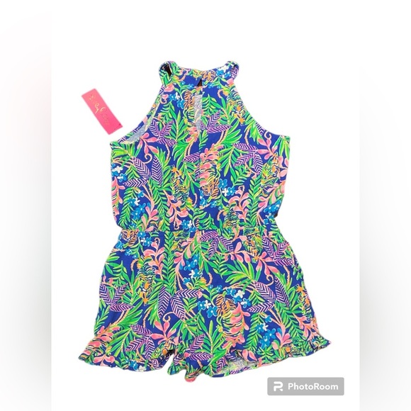 Lilly Pulitzer Other - NWT!! Lilly Pulitzer Brienne Romper in How You Like Me Prowl print. Size XL.